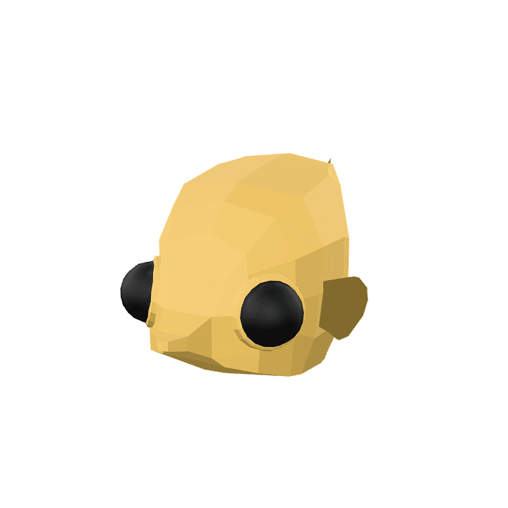 Yellow-tang, Tang-fish, Fish 3D model. Free for use. - Image 1