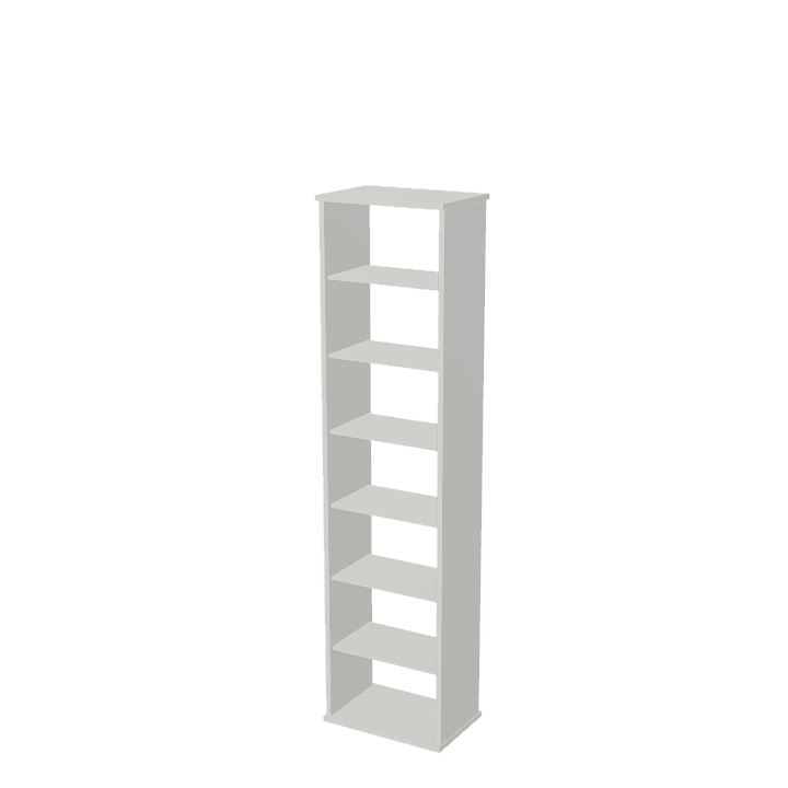 Shelf, Wood, Brown 3D model. Free for use. - Image 1