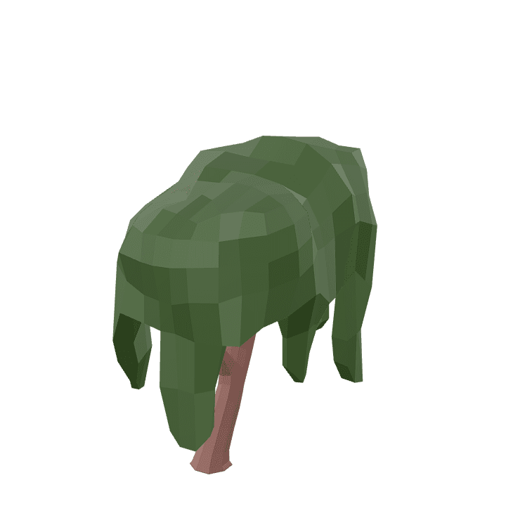 Willow-tree, Tree, Green 3D model. Free for use. - Image 1