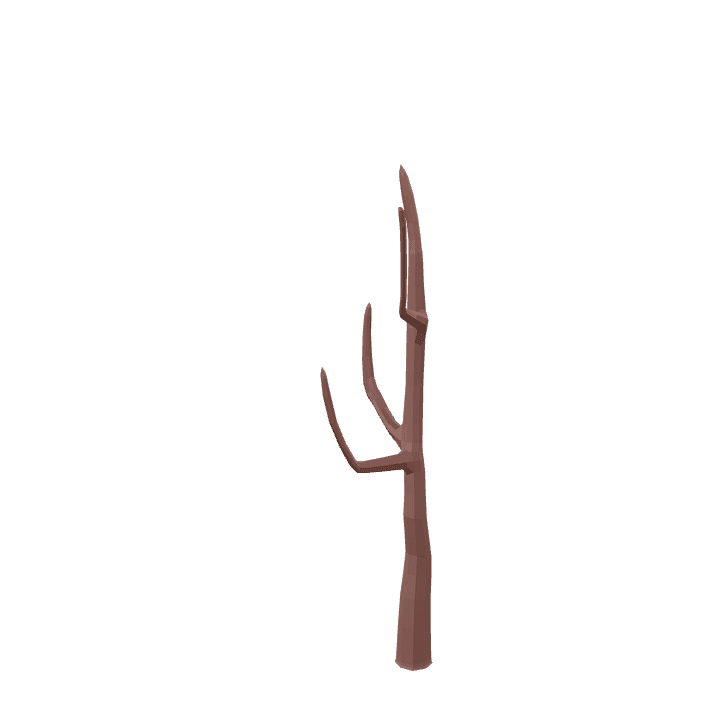 Common-tree, Dead, Tree 3D model. Free for use. - Image 1