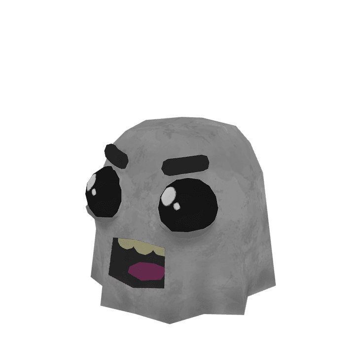 Ghost, Spooky, White 3D model. Free for use. - Image 1