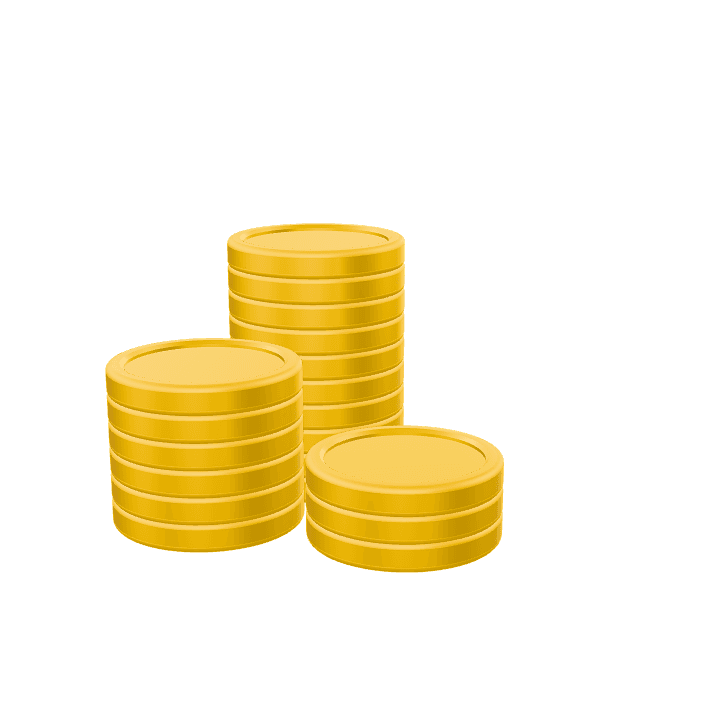 Coin, Money, Euro 3D model. Free for use. - Image 1