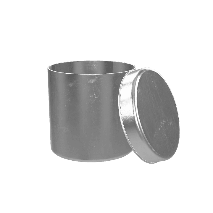 Tin-can-box, Box, Metal 3D model. Free for use.