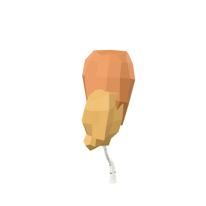 Birch-tree, Autumn, Tree 3D model. Free for use.