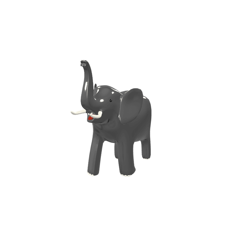 Elephant, Nature, Animal 3D model. Free for use. - Image 1