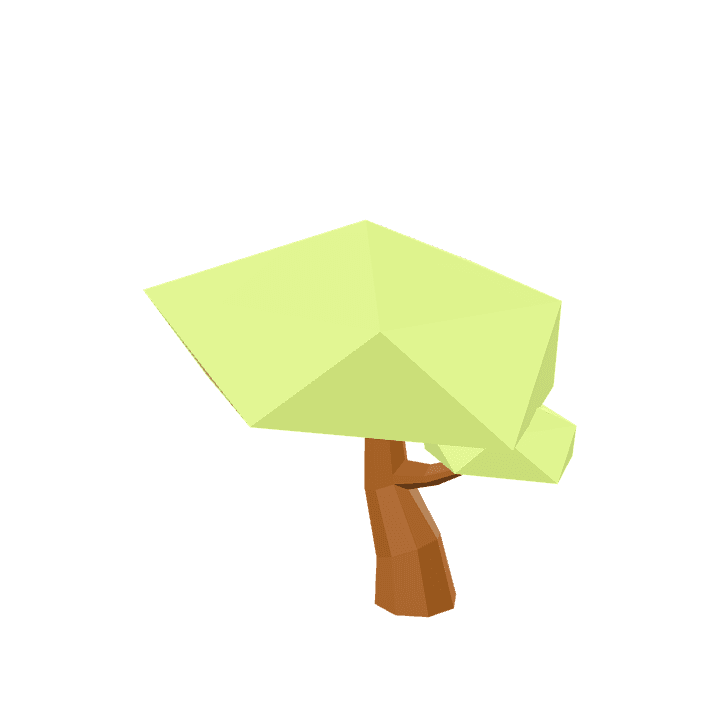 Bush, Plant, Green 3D model. Free for use. - Image 1