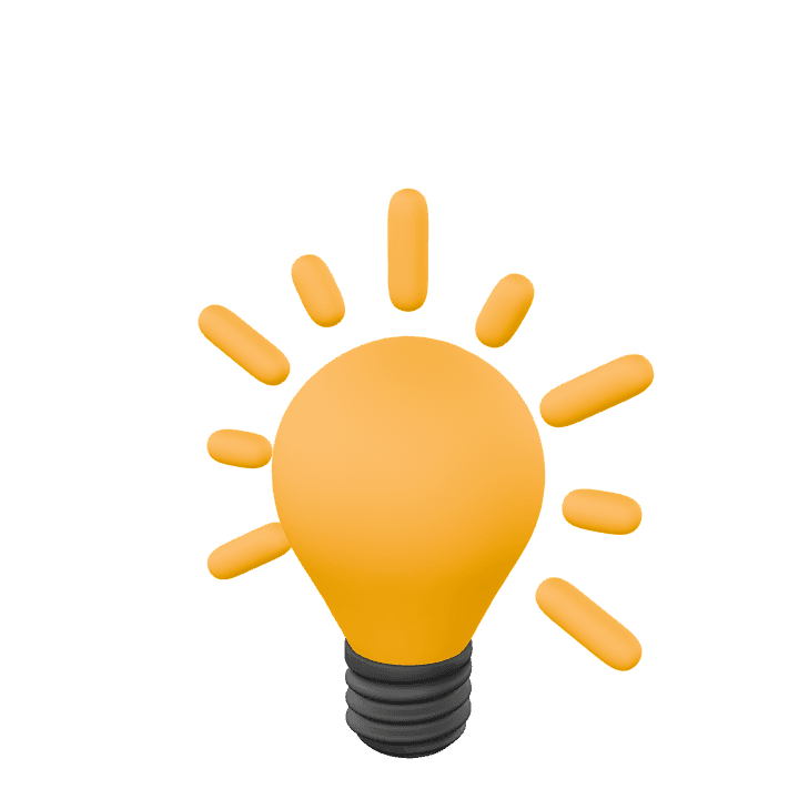 Lightbulb, Light, Cartoon 3D model. Free for use. - Image 1