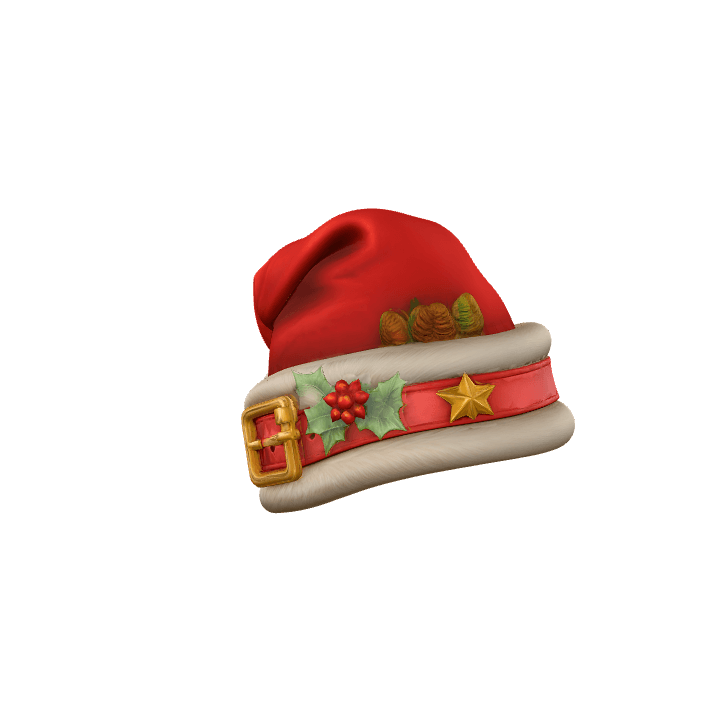Christmas, Santa, Hat 3D model. Free for use. - Image 1