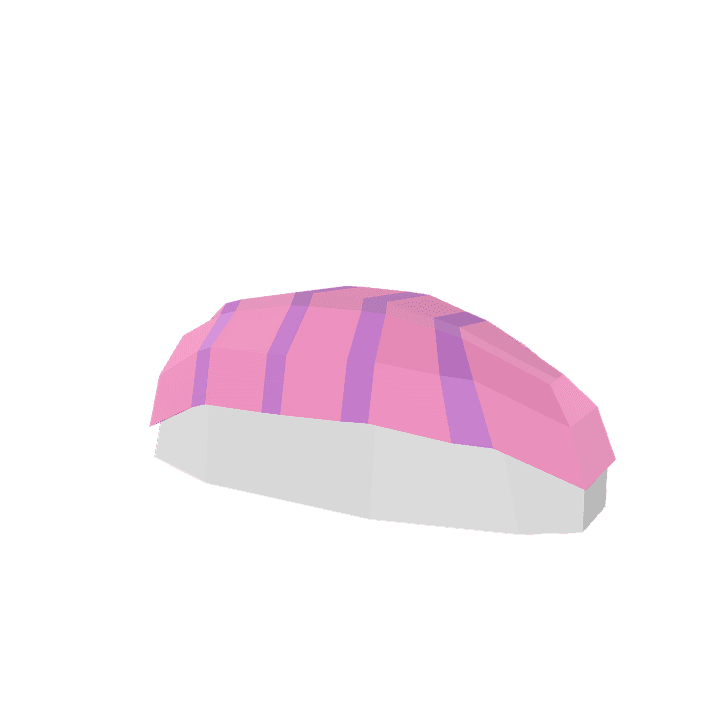 Sushi, Nigiri, Food 3D model. Free for use.