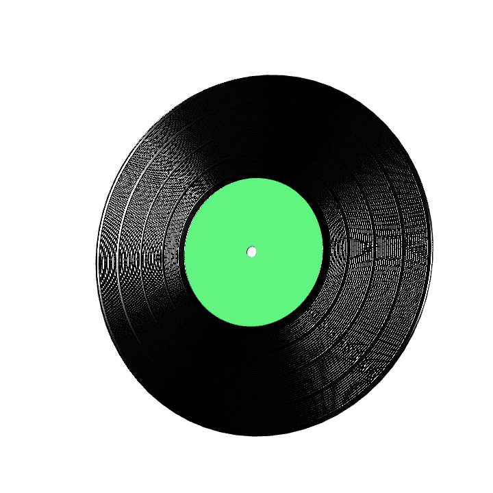 Vinyl, Record, Music 3D model. Free for use. - Image 1