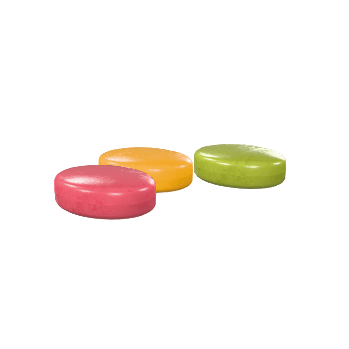 Candies, Sweets, Sugar 3D model. Free for use.