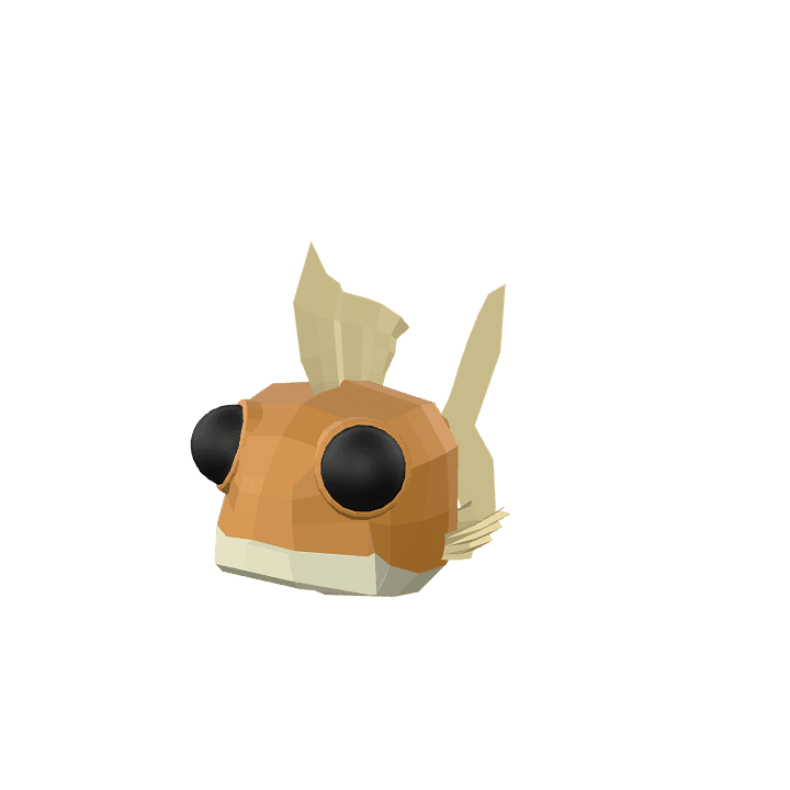 Goldfish, Fish, Orange 3D model. Free for use. - Image 1