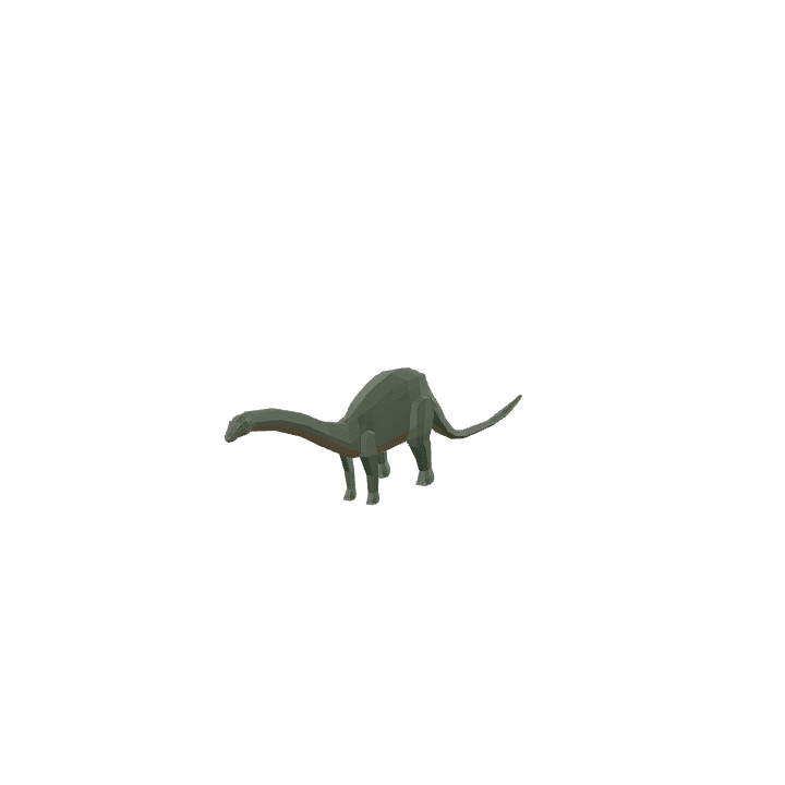 Apatosaurus, Dinosaur, Prehistoric 3D model. Free for use. - Image 1