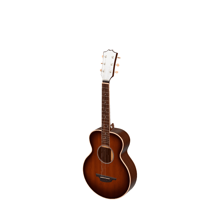 Six string guitar, Acoustic guitar, Musical instrument 3D model. Free for use. - Image 1