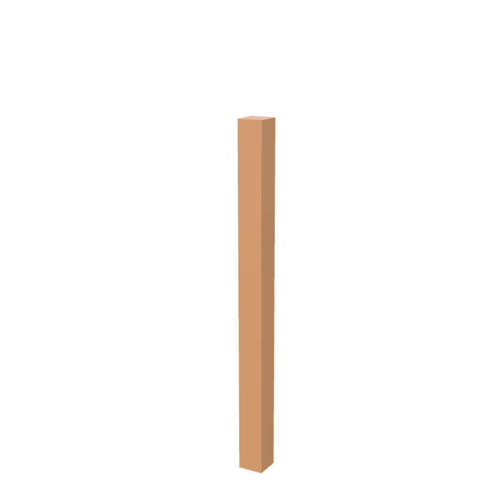 Wooden-beam, Beam, Wood 3D model. Free for use. - Image 1