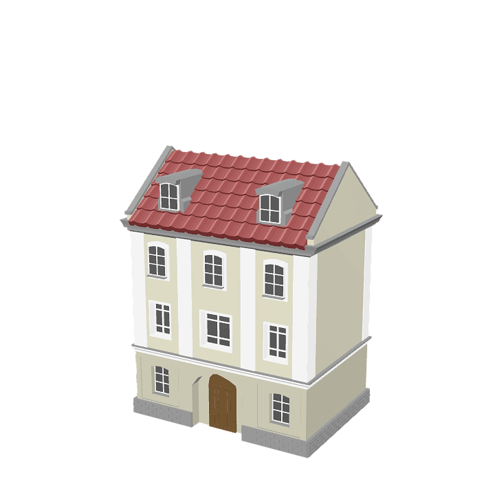 Small-building, Building, Structure 3D model. Free for use.