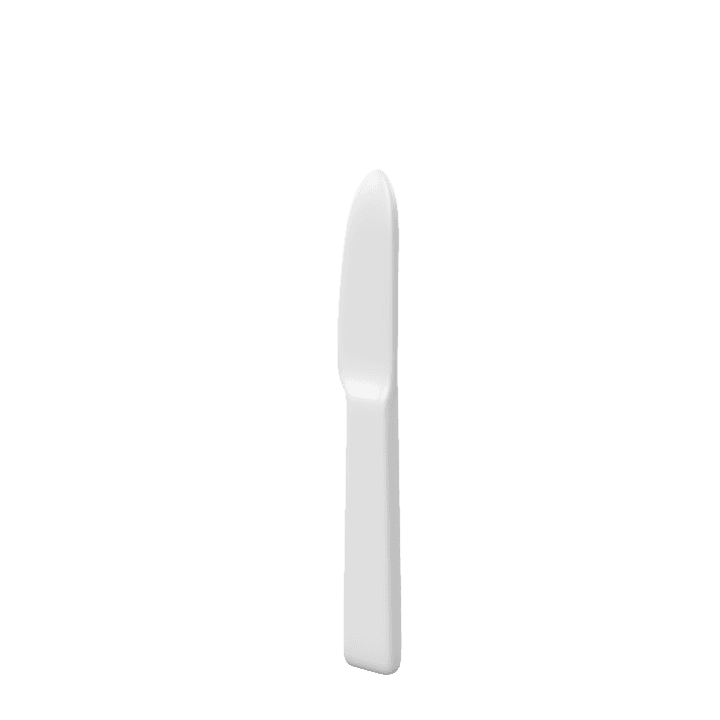 Knife, Cartoon, Utensil 3D model. Free for use. - Image 1