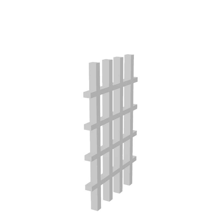 Bars, Metal, Prison 3D model. Free for use. - Image 1