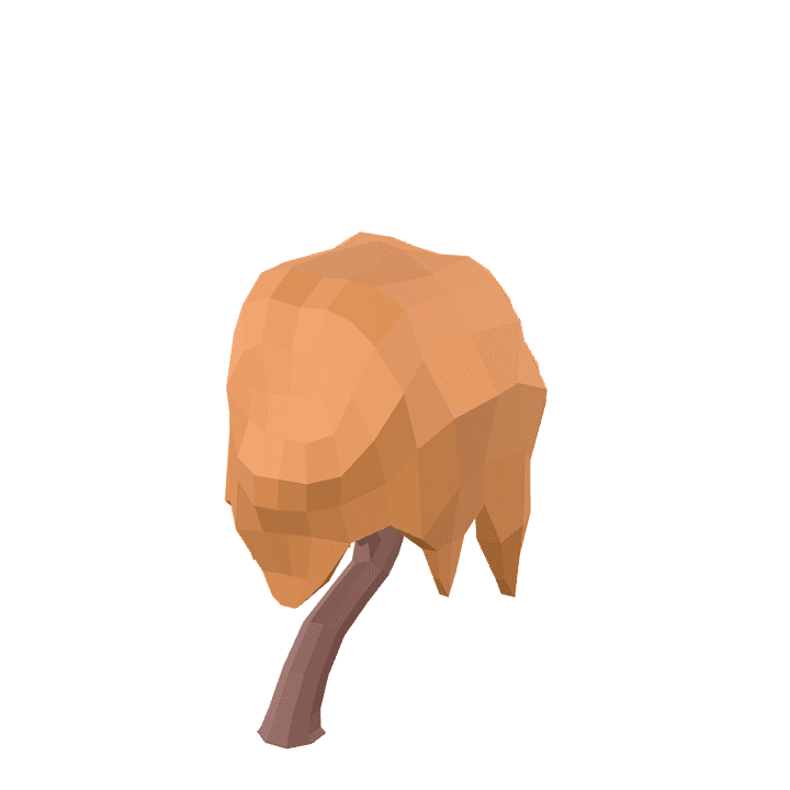 Willow-tree, Autumn, Tree 3D model. Free for use. - Image 1