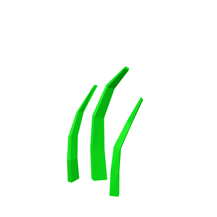 Grass, Low poly, Nature 3D model. Free for use. - Image 1