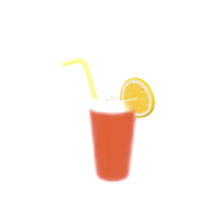 Cocktail, Glass, Drink 3D model. Free for use. - Image 1