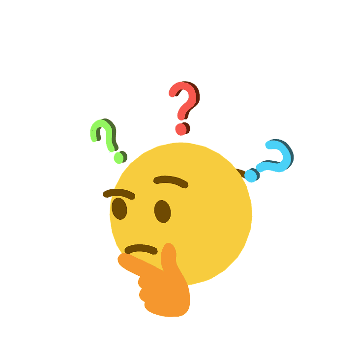 Emoji, Thinking, Hmm 3D model. Free for use. - Image 1