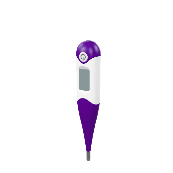 Digital thermometer, Thermometer, Electronic thermometer 3D model. Free for use. - Image 1