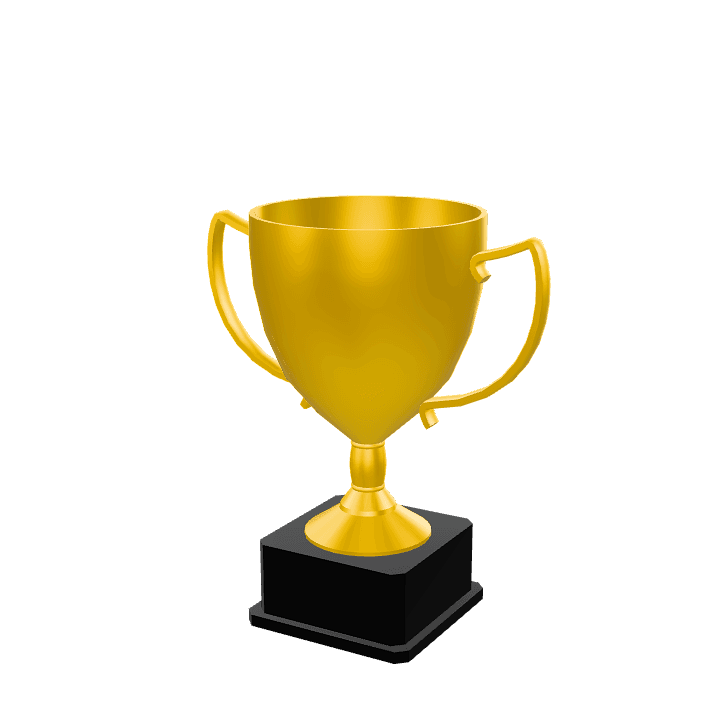 Trophy, Prize, Game 3D model. Free for use. - Image 1