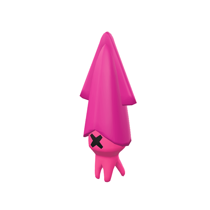 Squid, Food-ingredient, Seafood 3D model. Free for use. - Image 1