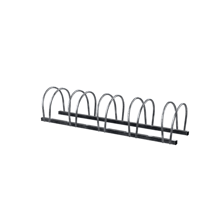 Bicycle-stand, Bike-rack, Metal 3D model. Free for use.