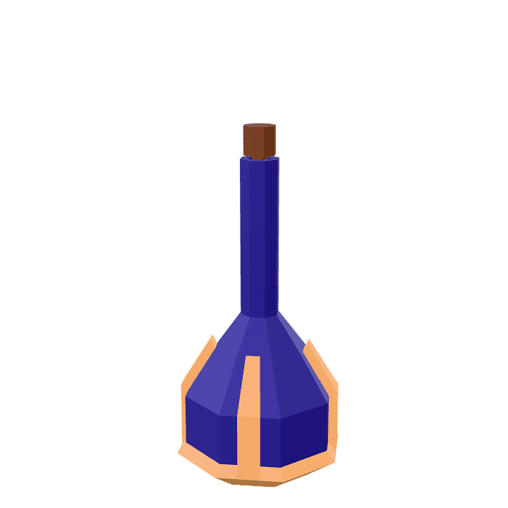 Potion, Magic, Fantasy 3D model. Free for use. - Image 1