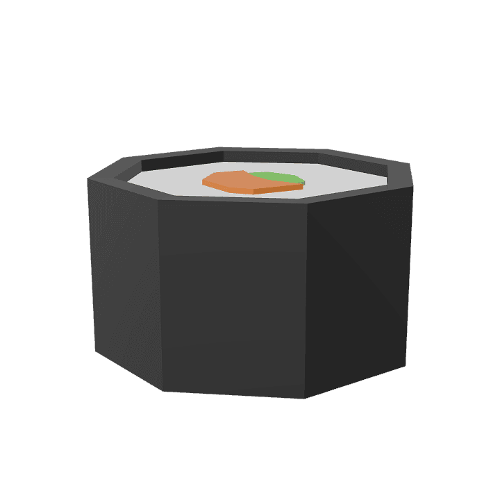 Sushi-roll, Sushi, Food 3D model. Free for use.