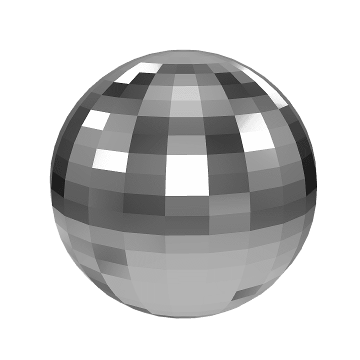Disco ball, Disco, Club 3D model. Free for use. - Image 1