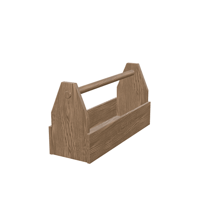 Crate, Wood, Storage 3D model. Free for use.