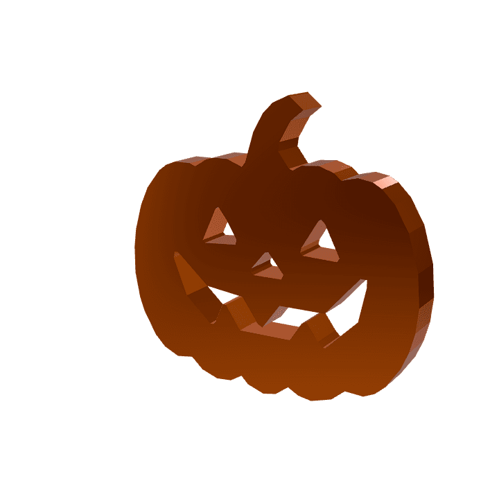 Pumpkin, Halloween, Pumpkins 3D model. Free for use. - Image 1