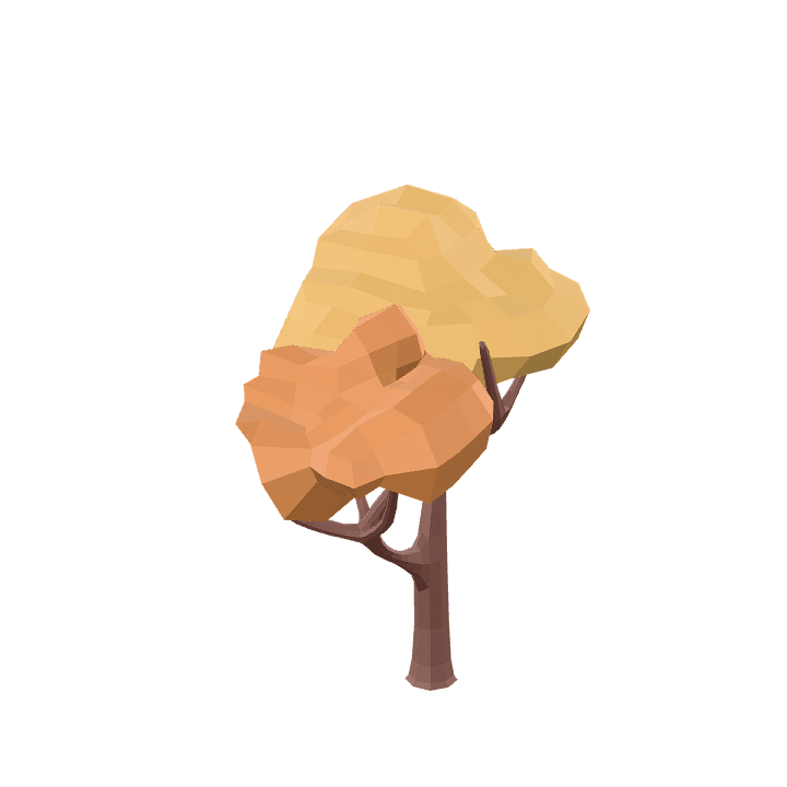 Common-tree, Autumn, Tree 3D model. Free for use. - Image 1