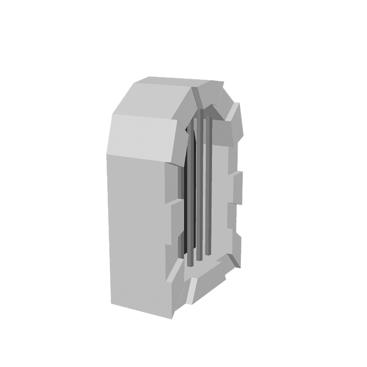 Window, Wood, Brown 3D model. Free for use. - Image 1