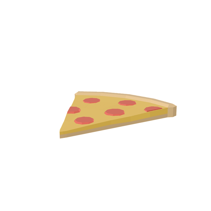 Pizza-slice, Pizza, Food 3D model. Free for use. - Image 1