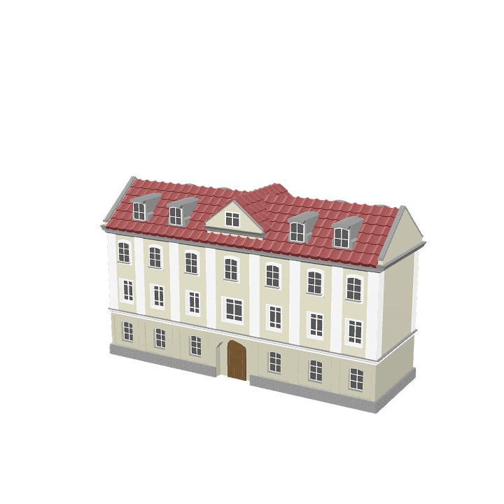 Large-building, Building, Structure 3D model. Free for use. - Image 1