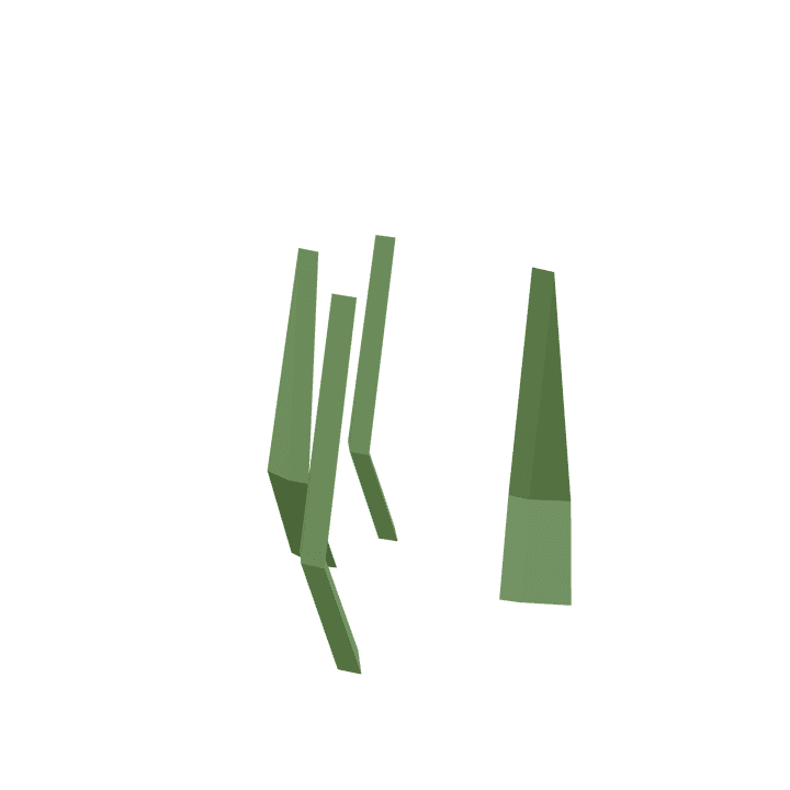 Grass, Plant, Green 3D model. Free for use. - Image 1