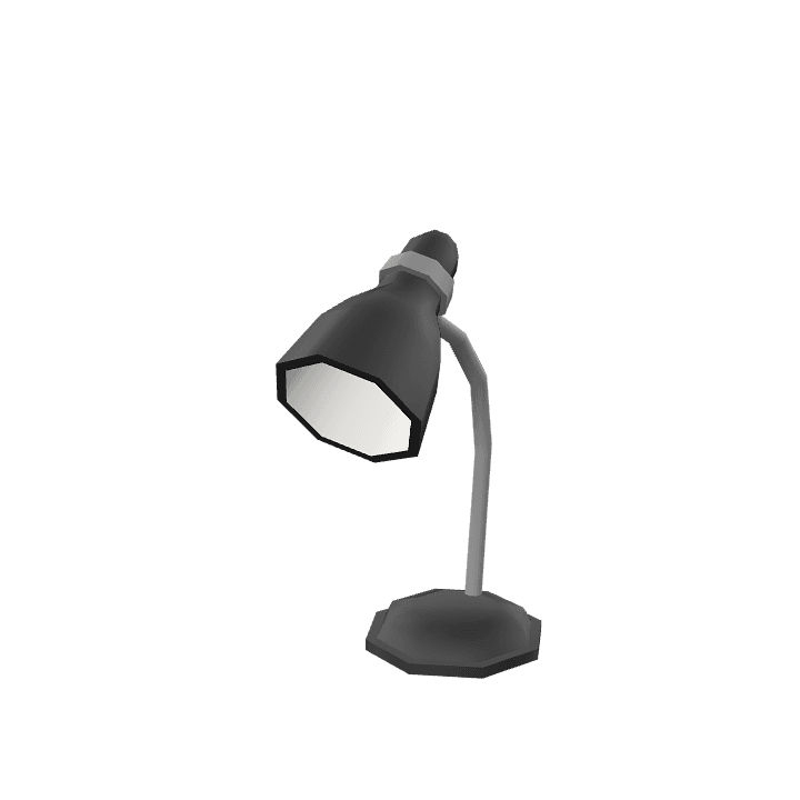 Desk-light, Desk-lamp, Lamp 3D model. Free for use. - Image 1