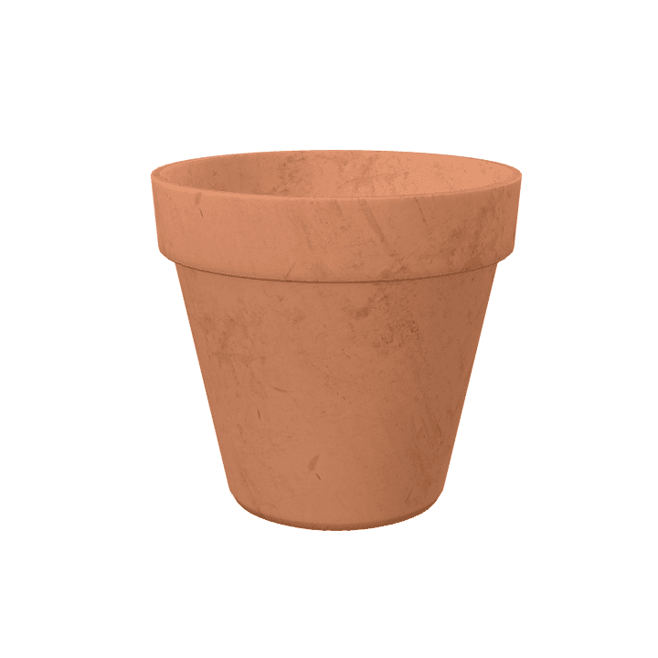 Plant-pot, Pot, Terracotta 3D model. Free for use.