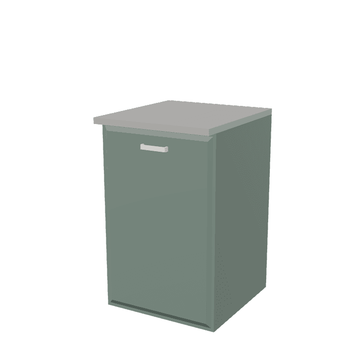 Kitchen-cabinet, Drawers, Wood 3D model. Free for use. - Image 1
