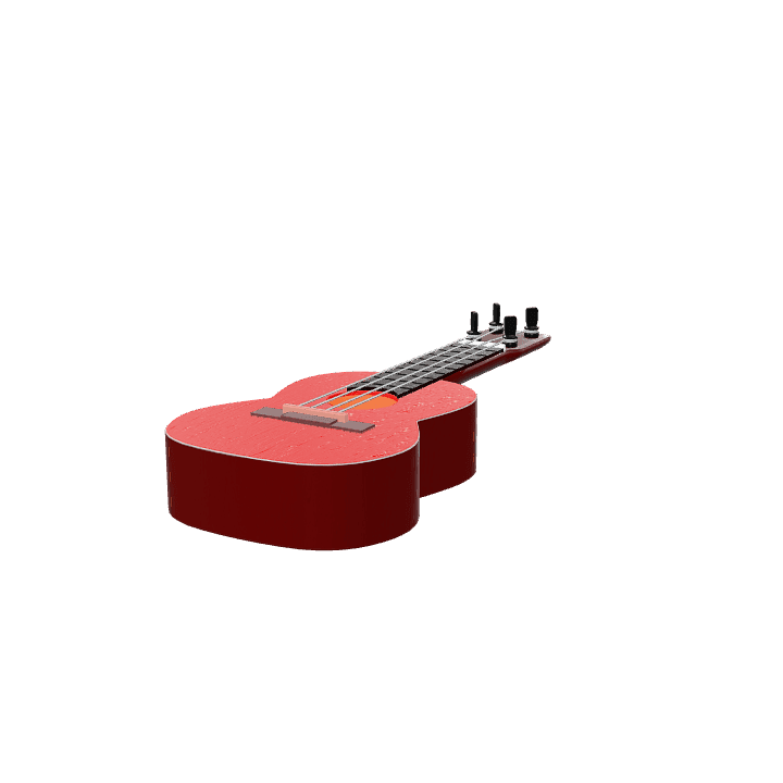 Ukulele, Music, Instrument 3D model. Free for use.