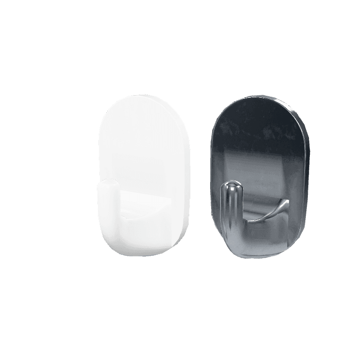 Coat-hook, Hook, Wall-mount 3D model. Free for use.