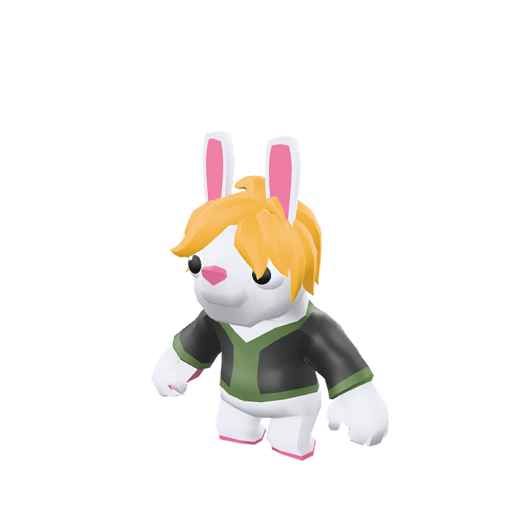 Blond-rabbit, Rabbit, Animal 3D model. Free for use.