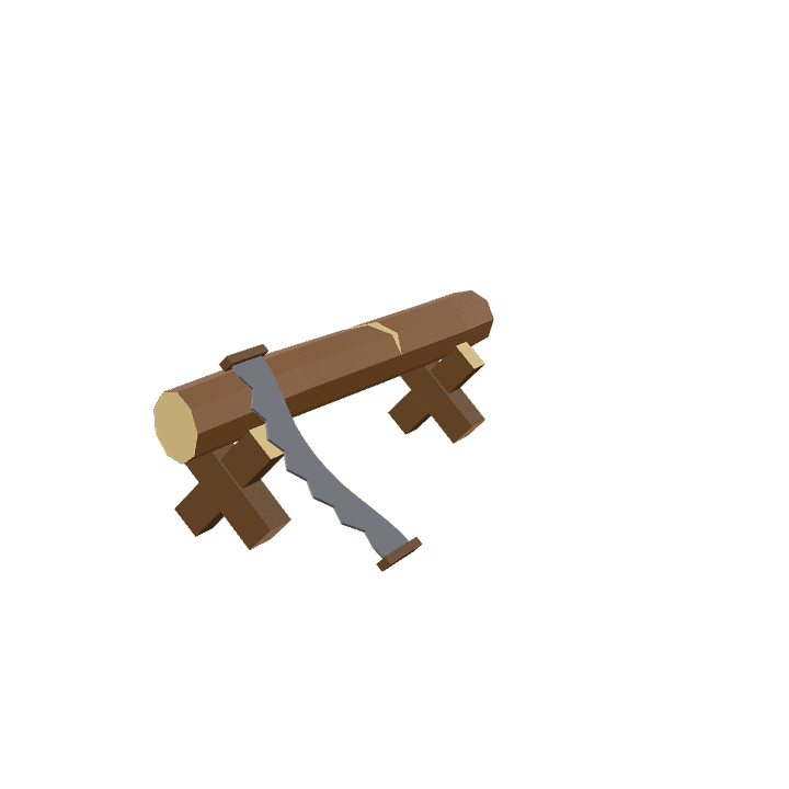 Sawmill-saw, Saw, Circular-saw 3D model. Free for use. - Image 1