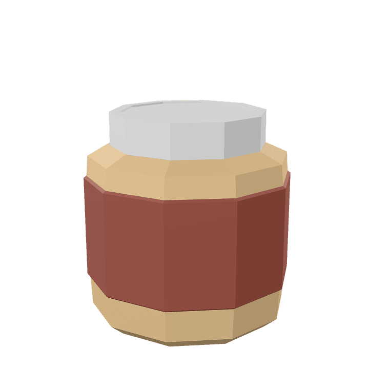 Large-jar, Jar, Glass 3D model. Free for use. - Image 1