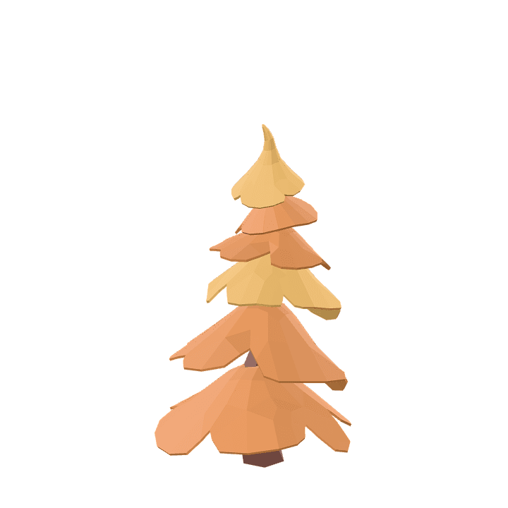 Pine-tree, Autumn, Tree 3D model. Free for use. - Image 1