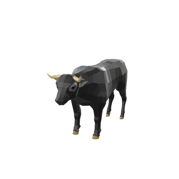 Bull, Animal, Farm 3D model. Free for use.